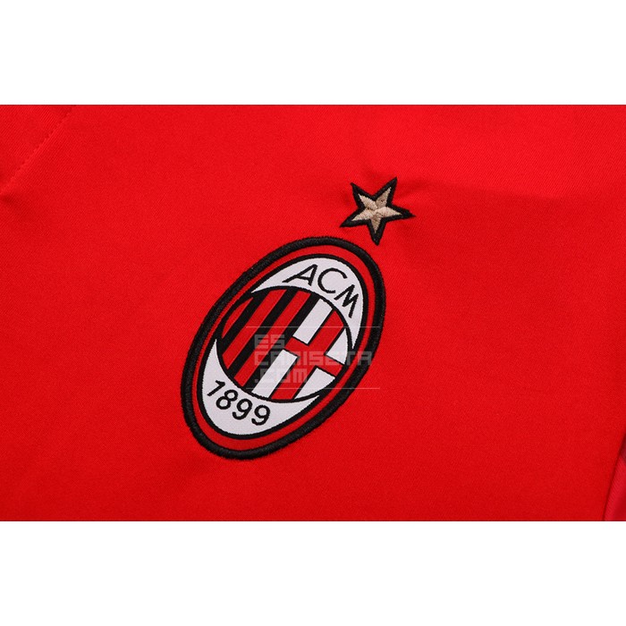 Camiseta Polo del AC Milan 2022-23 Rojo - Haga un click en la imagen para cerrar